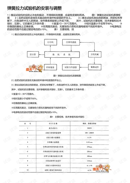 拉力试验机作业指导书